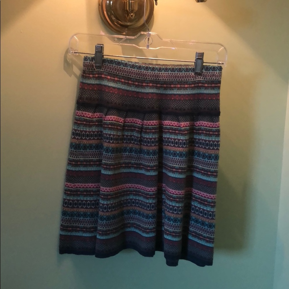 Pastel patterned skirt